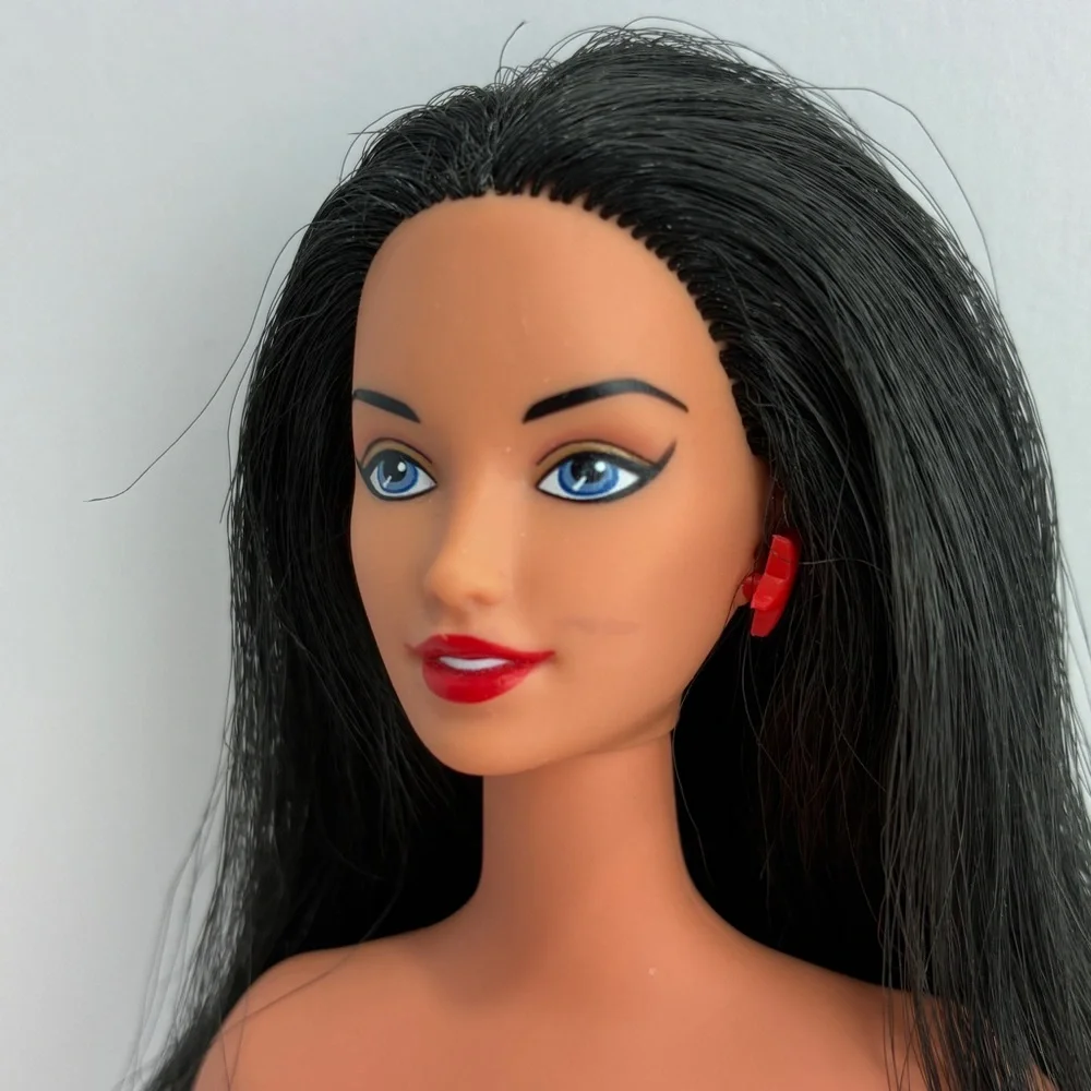 Vintage Barbie Wonder Woman Doll 2003 - Generation Girl Lara Face - Flaws